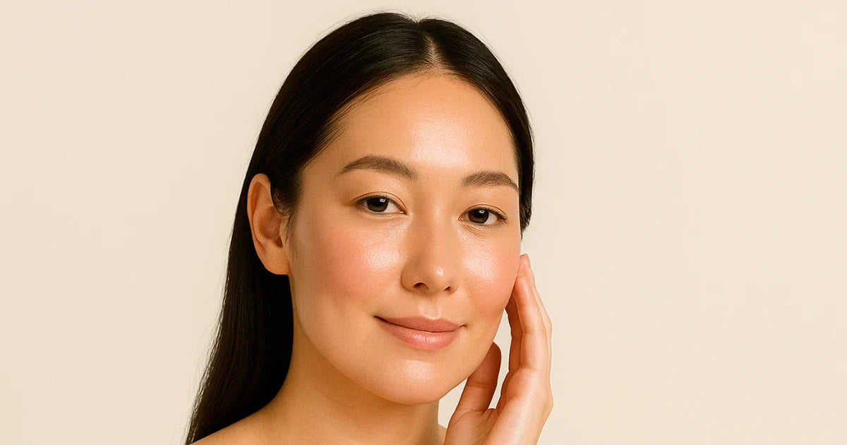 Glass skin photo eurasienne