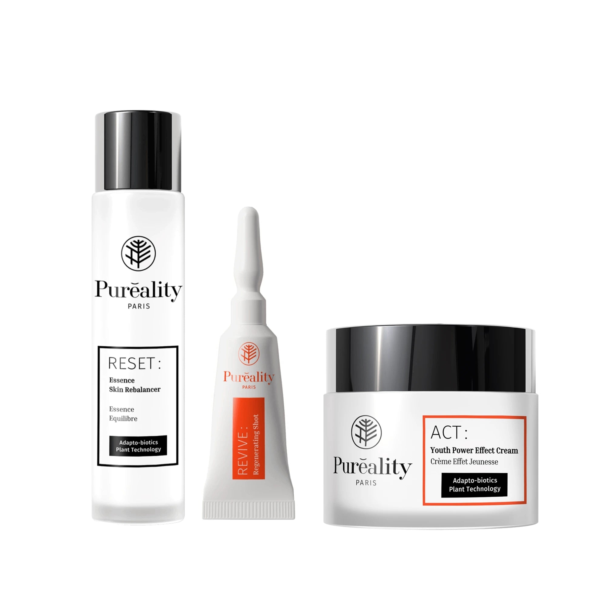 Duo Boost Éclat Pureality – ensemble de soins visage comprenant l&